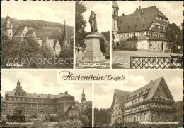 72429890 Hartenstein Zwickau Schloss Stein Flemming Denkmal Paul Flemming Schule - Hartenstein