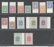 1949-50 St. Lucia - Stanley Gibbons N. 146-59 - Valore In Cents O Dollari - 14 Valori - MNH** - Autres & Non Classés
