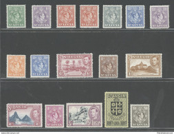 1938 -48 St. Lucia - Stanley Gibbons N. 128a/141 - 13 Valori - MNH** - Autres & Non Classés