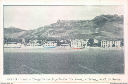 Ae177 Cartolina Scauri Spiaggetta Con Le Palazzine Le Fonti Provincia Di Latina - Latina