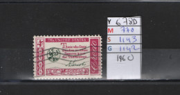 PRIX FIXE Obl  768D YT 770 MIC 1143 SCO 1142 GIB Crédo Américain 1960 1961   58A/08 - Usati