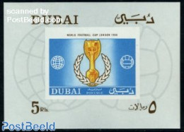 Dubai 1966 World Cup Football S/s Imperforated, Mint NH, Sport - Football - Dubai