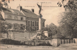 FRANCE - Meaux (S Et M) - Vue Générale - Le Monument Des Combattants Boulevard Jean Rose - Carte Postale Ancienne - Meaux