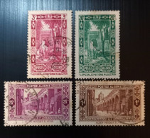 Algérie 1936 -1938 Tlemcen - Cimetière Musulman Gravure: Fe. Tesse & 1936 -1938 Alger - Mosquée El Kébir - Used Stamps