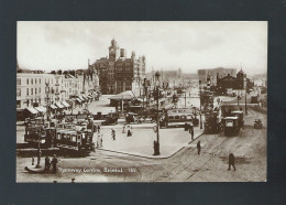 CPA - Royaume-Uni - Bristol - Tramway Centre - Très Animée - Non Circulée - Bristol