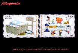 CUBA MINT. 2007-35 EXPOSICIÓN INTERNACIONAL DE DISEÑO FORMA 2007 - Nuevos