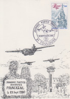 Carte  FRANCE   Journée  PORTES  OUVERTES    FRANCAZAL    Base  Aérienne  101     TOULOUSE    1980 - Militaria