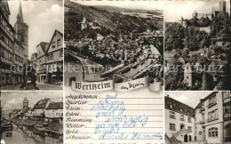 72422442 Wertheim Main Kirche Brunnen Mainpartie Fliegeraufnahme Schloss Bestenh - Wertheim