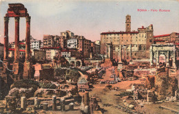 ITALIE - Roma - Foro Romano - Colorisé -  Carte Postale Ancienne - Other Monuments & Buildings