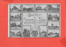 60 CLERMONT Cpa Animée Porte De Nointel    Edit Vandenhove - Crevecoeur Le Grand