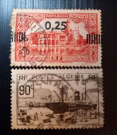 Algérie 1938 Amirauté - Alger De 1936 Avec Surcharge " 0.25 " & 1939 Exposition Internationale De New-York, 1939 - Gebraucht