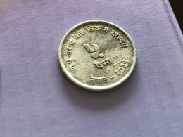 Münze Münzen Umlaufmünze Nepal 5 Paise 1974 FAO - Népal