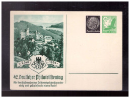 Dt.- Reich (023800) Privatganzsache Fech PP145/ C1 Lauenstein, Deutscher Philatelistentag, Ungebraucht - Interi Postali Privati