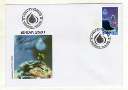 Enveloppe 1er Jour ROUMANIE ROMANIA Oblitération BUCURESTI 04/05/2001 - FDC