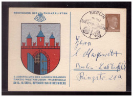 Dt.- Reich (023806) Privatganzsache Fech PP152/ C2 Bromberg, Ausstellund Danzig- Westpreussen, Mit SST Berlin 11.1.1942 - Interi Postali Privati