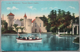 URUGUAY MONTEVIDEO PARQUE PARK CASTLE CASTILLO GARDENS CARD POSTCARD CARTOLINA CARTE POSTALE ANSICHTSKARTE POSTKARTE - Uruguay