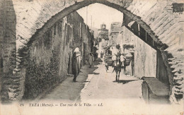 MAROC - Taza - Vue Sur Une Ruelle De La Ville - LL - Animé  - Carte Postale Ancienne - Other & Unclassified