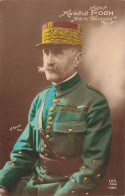 MILITARIA - Maréchal Foch - Notre Vainqueur - Colorisé - Carte Postale Ancienne - Personnages