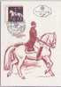 AUTRICHE CARTE  MAXIMUM  NUM.YVERT 1224 EQUITATION CHEVAL HAUTE ECOLE ESPAGNOLE DE VIENNE - Maximum Cards