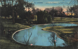 FRANCE - Angers - Jardin Des Plantes - Vue Sur Le Lac - A.B - Colorisé - Carte Postale Ancienne - Angers