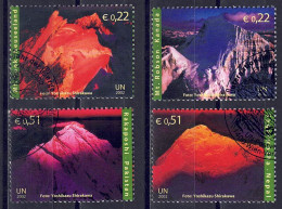 UNO Wien 2002 - Jahr Der Berge, Nr. 363 - 366, Gestempelt / Used - Oblitérés