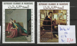 MAURITANIE PA 70-71 ** Côte 7 € - Maurice (1968-...)