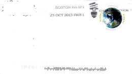 739 1  Etats Unis Oblitération Boston Timbre Planinisphère Monde Global Forever - Storia Postale