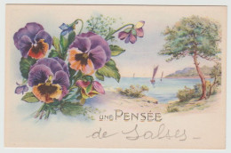 66 - Pyrénées Orientales / Une Pensée De SALSES. - Salses