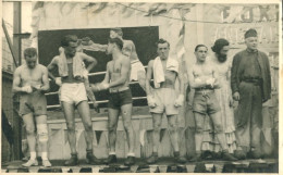 3 Format CPA Photo - Régiment à Identifer - PALAIS DES SPORTS - BOXE ANGLAISE - TTB - Humoristiques