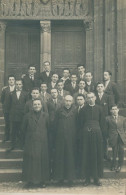 15 MAURIAC - Devant L'église Les évéques En Pose  - CPA PHOTO / TB - Mauriac