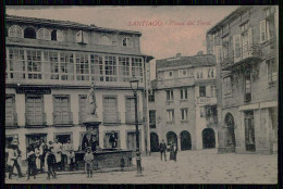 SANTIAGO DE COMPOSTELA - Plaza Del Toral.( Ed. "El Sol" )  Carte Postale - Santiago De Compostela