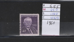 PRIX FIXE Obl  695 YT MIC SCO GIB Walter F. George 1960 Etats Unis 58A/09 - Usados