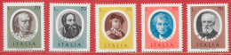 Italie N°1304 à/to 1308 Célébrité 1977 ** - 1971-80: Neufs