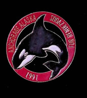 Insigne, 1991, Etats Unis, Alaska, Anchorage, ,fur Rendez Vous, 2 Scans, Frais Fr 1.95 E - Other & Unclassified