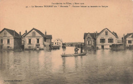 France - Inondation De L'Oise Mars 1910 - Le Nouveau Nogent Dit Nouméa - Facteur  - Carte Postale Ancienne - Sonstige & Ohne Zuordnung