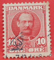 N°55 - 10 Ore - Année 1907 - Timbre Oblitéré Danemark - - Used Stamps