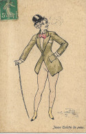 Illustrateur Ch. Naillod Jeune Culotte De Peau Femme  Dessin De Mode Pas Courante - Naillod