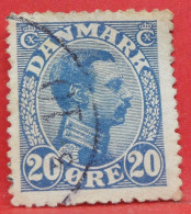 N°71 - 20 Ore - Année 1913 - Timbre Oblitéré Danemark - - Gebraucht