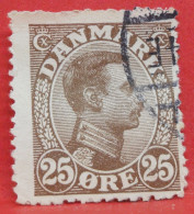 N°72 - 25 Ore - Année 1913 - Timbre Oblitéré Danemark - - Gebraucht