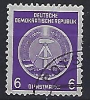 Germany (DDR) 1954 Dienstmarken A (o) Mi.2x - Gebraucht