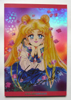 RARE CARTE EPAISSE CARTON 2022 GIRL MANGA HOLO PRISM Waifu SAILOR MOON SIGNATURE - Autres & Non Classés