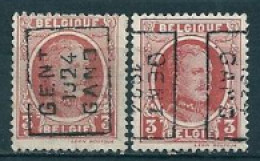 3313 Voorafstempeling Op Nr 192 - GENT 1924 GAND - Positie A & B - Rolstempels 1920-29