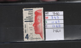 PRIX FIXE Obl   700 YT 793 MIC 1163 SCO 1162 GIB Clubs De Jeunes 1960 Etats Unis 58A/09 - Used Stamps