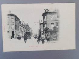 Elbeuf , Rue De La Paix , Tramway , Dos 1900 - Elbeuf