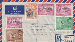 Ghana Lettre Recommandée Accra 1958 - Ghana (1957-...)