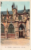 FRANCE - Nevers - Vue Sur La Cathédrale St Cyr - Porte Sud - Colorisé - Carte Postale Ancienne - Nevers
