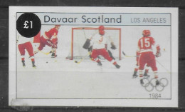 DAVAAR  BF * *  NON DENTELE  Jo 1984 Hockey Sur Glace - Hockey (Ijs)