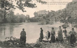 France - Sauveterre En Béarn - Un Coin Du Gave Et Le Vieux Pont - Animé -  Carte Postale Ancienne - Sauveterre De Bearn