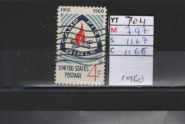 PRIX FIXE Obl  704 YT 797 MIC 1167 SCO 1166 GIB Feu De Camp Des Jeunes Filles 1960  Etats Unis 58A/09 - Used Stamps