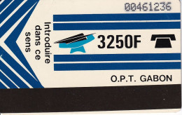 TARJETA DE GABON DE 3250 F - Gabon